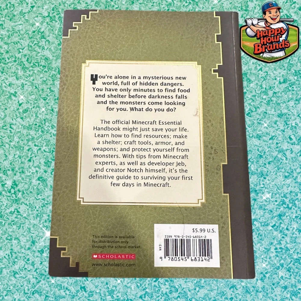 Minecraft Essential Handbook - Black and Gold